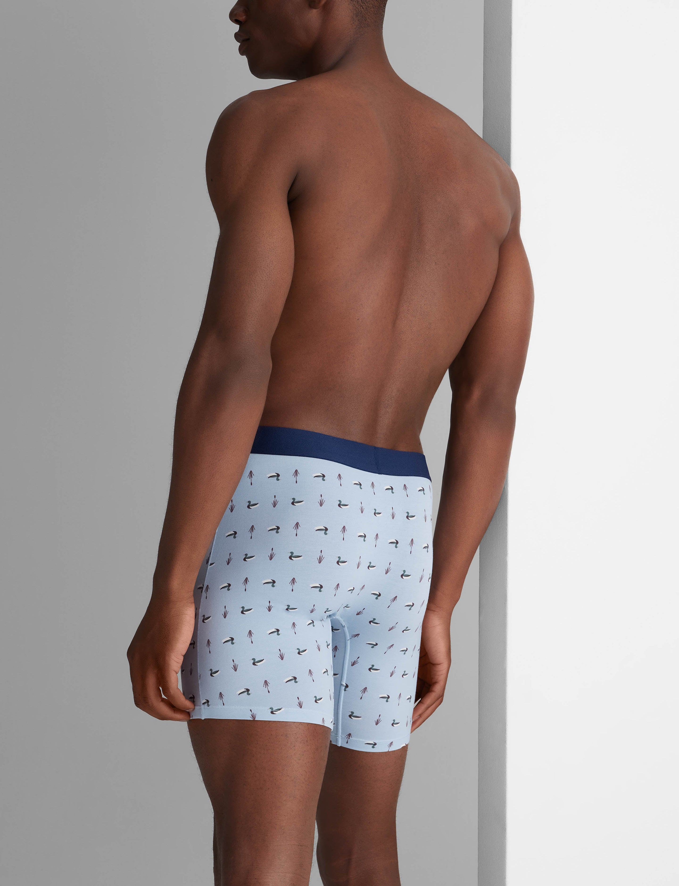 Cool Cotton Mid-Length Boxer Brief 6"
