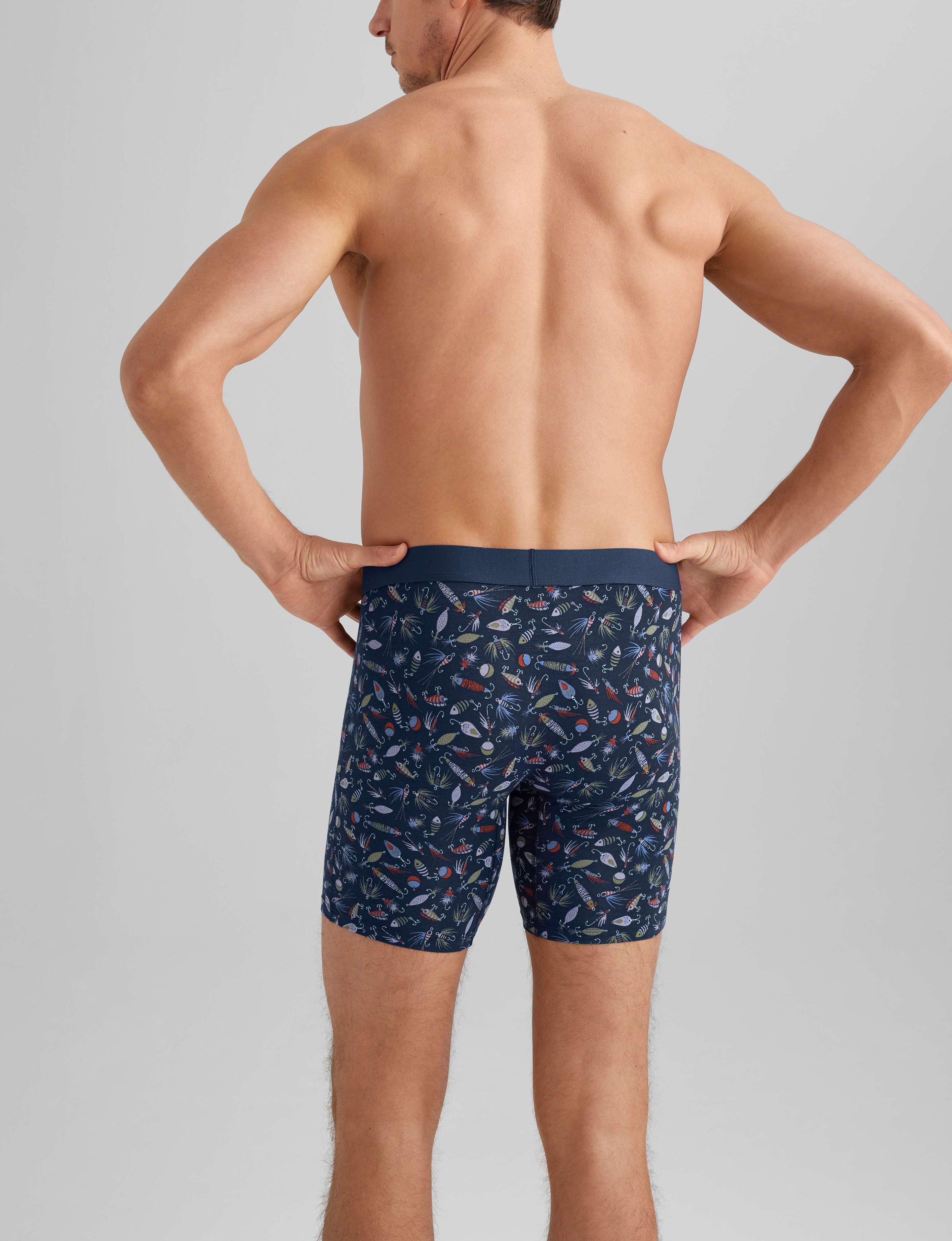 Cool Cotton Mid-Length Boxer Brief 6" (6-Pack)