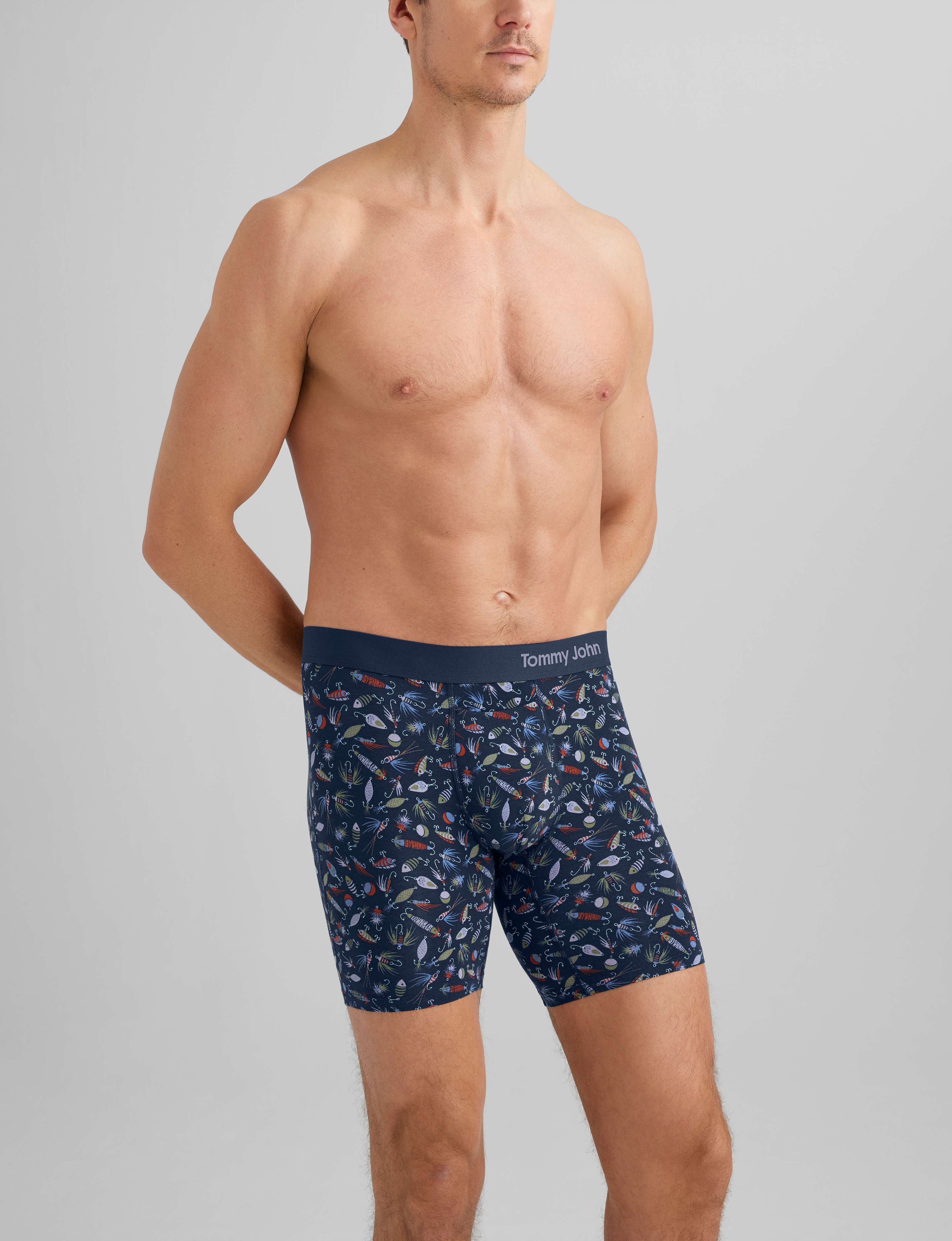 Cool Cotton Mid-Length Boxer Brief 6"