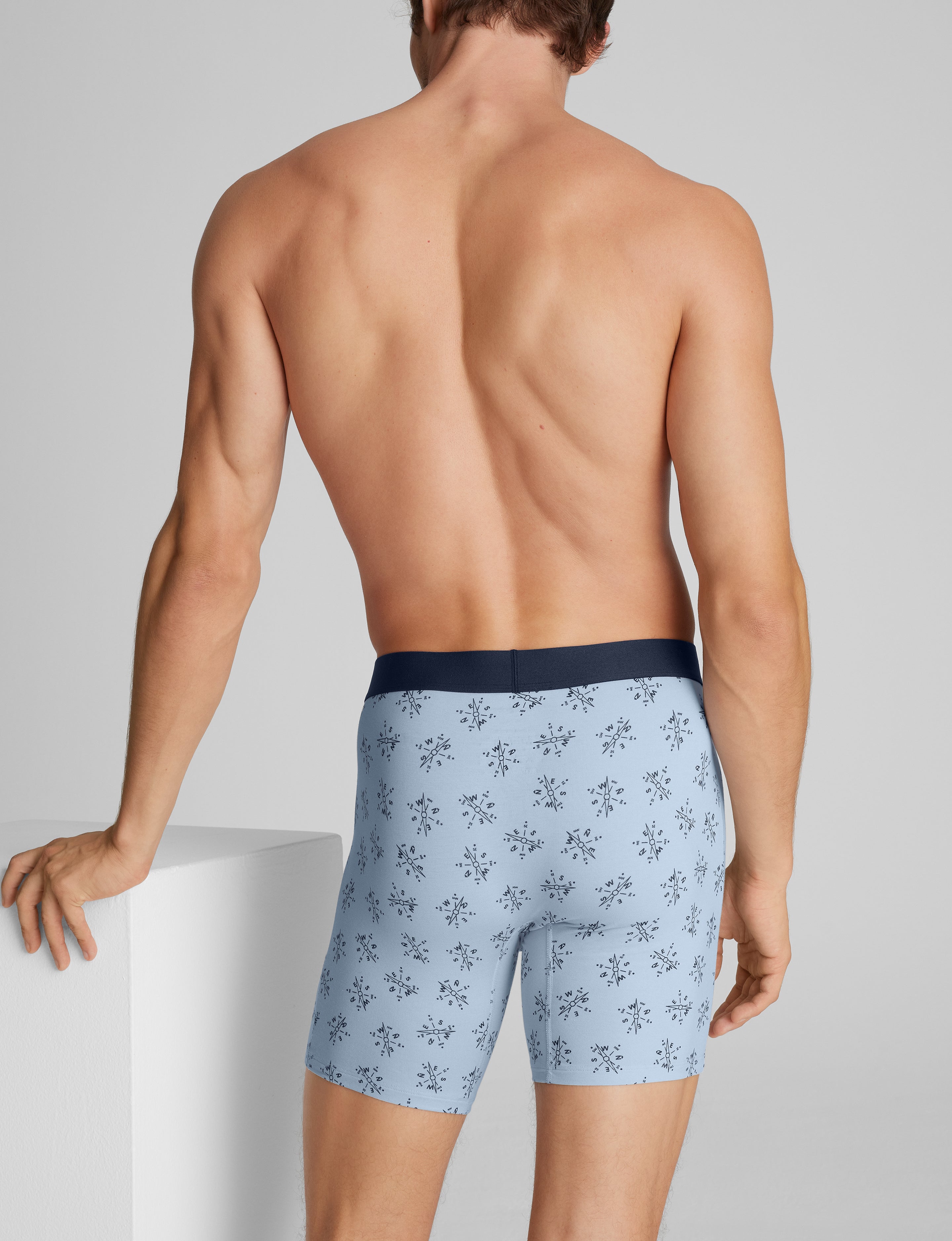 Cool Cotton Mid-Length Boxer Brief 6"