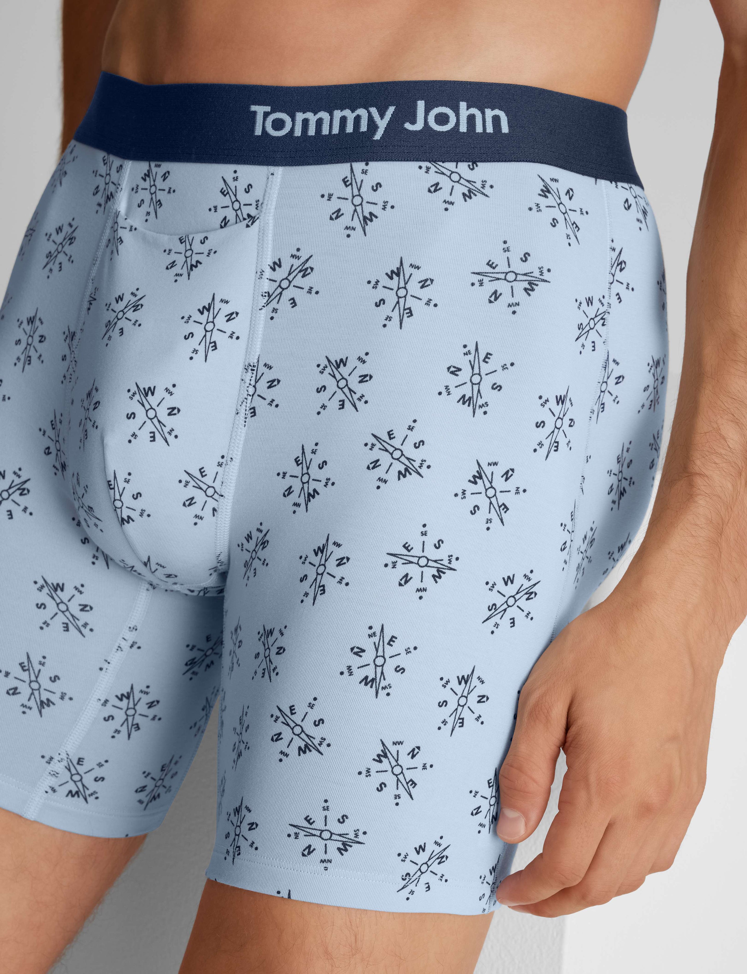 Cool Cotton Mid-Length Boxer Brief 6"