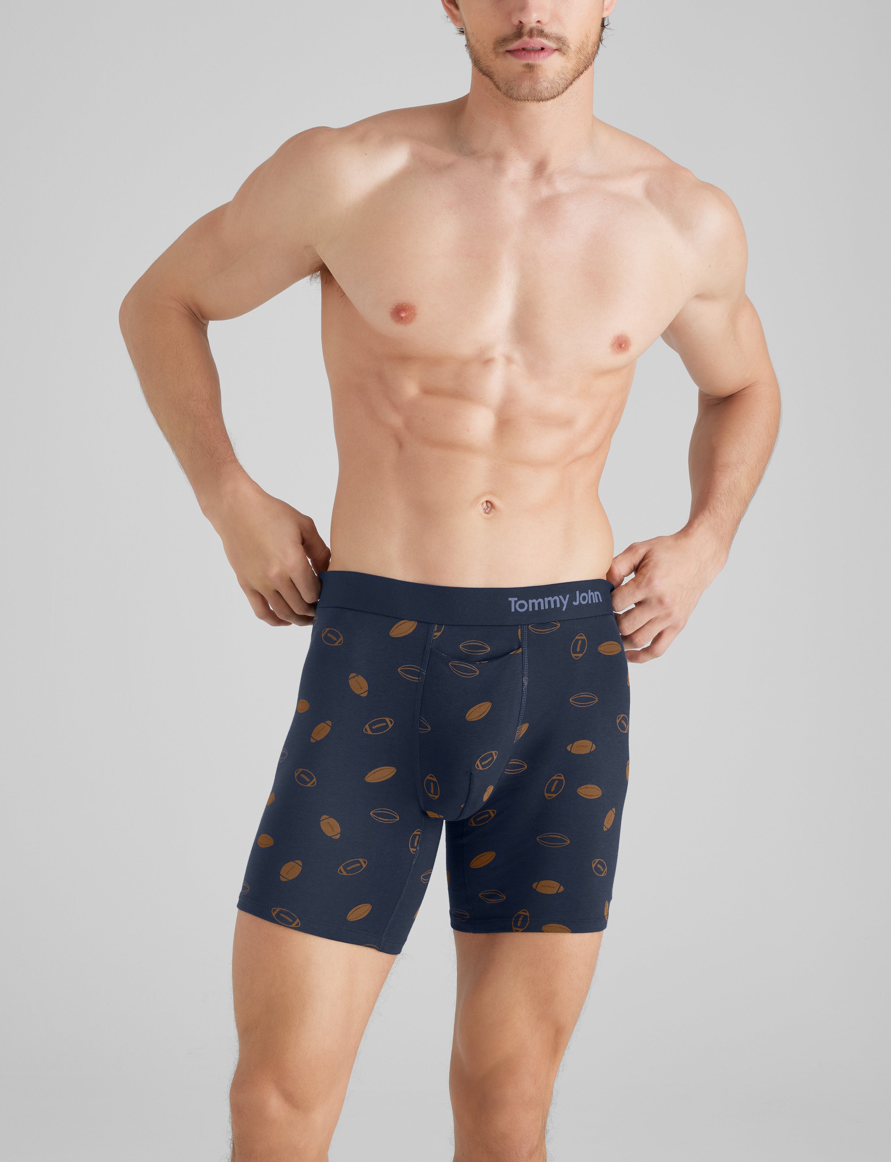 Cool Cotton Mid-Length Boxer Brief 6" (6-Pack)