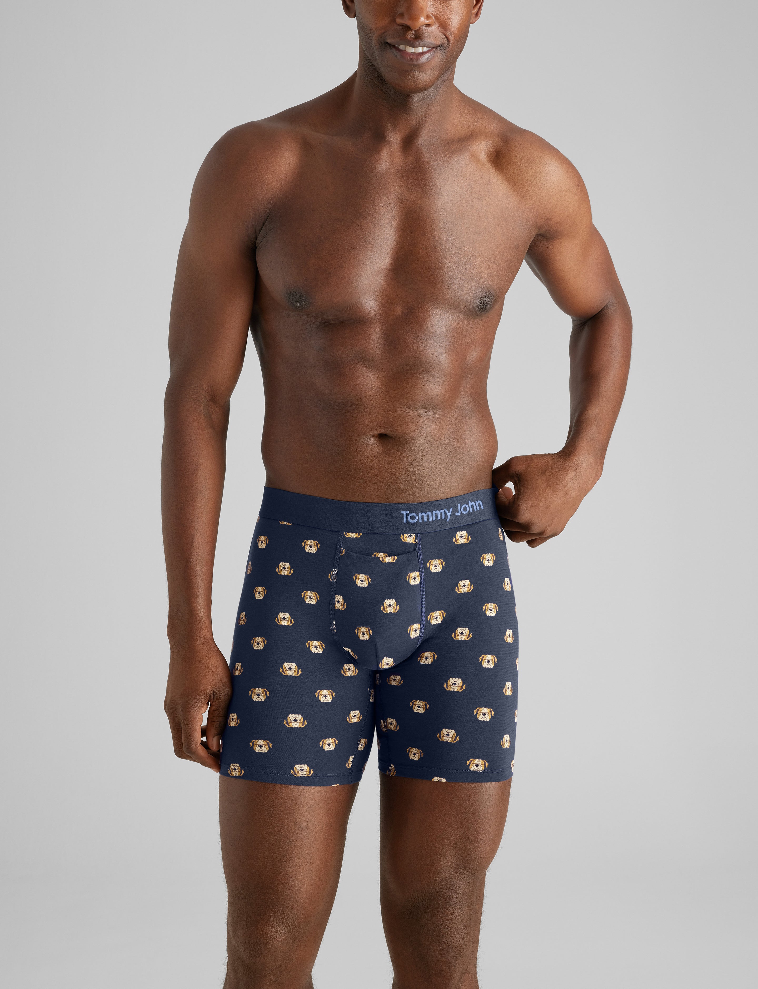 Cool Cotton Mid-Length Boxer Brief 6"