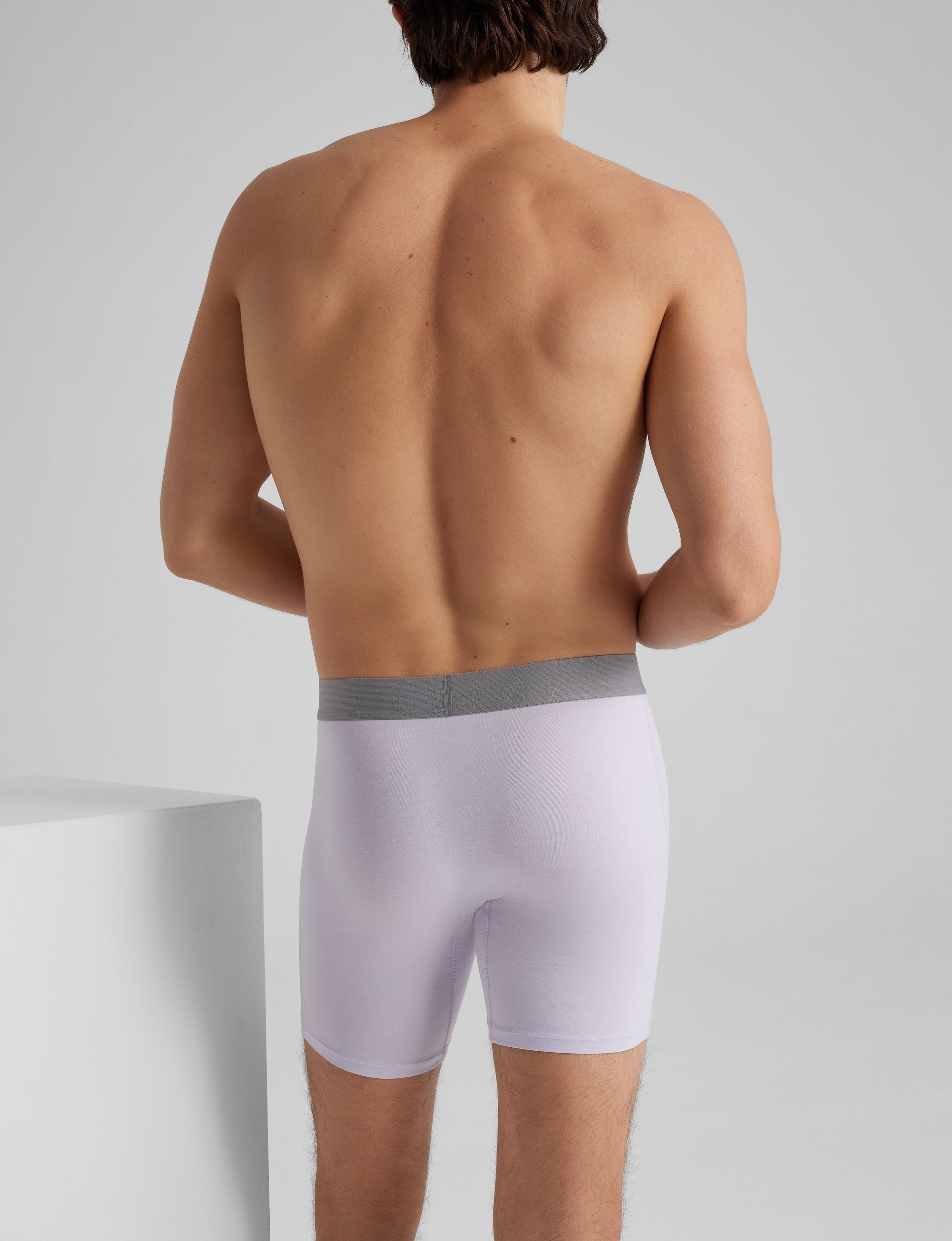 Cool Cotton Mid-Length Boxer Brief 6"