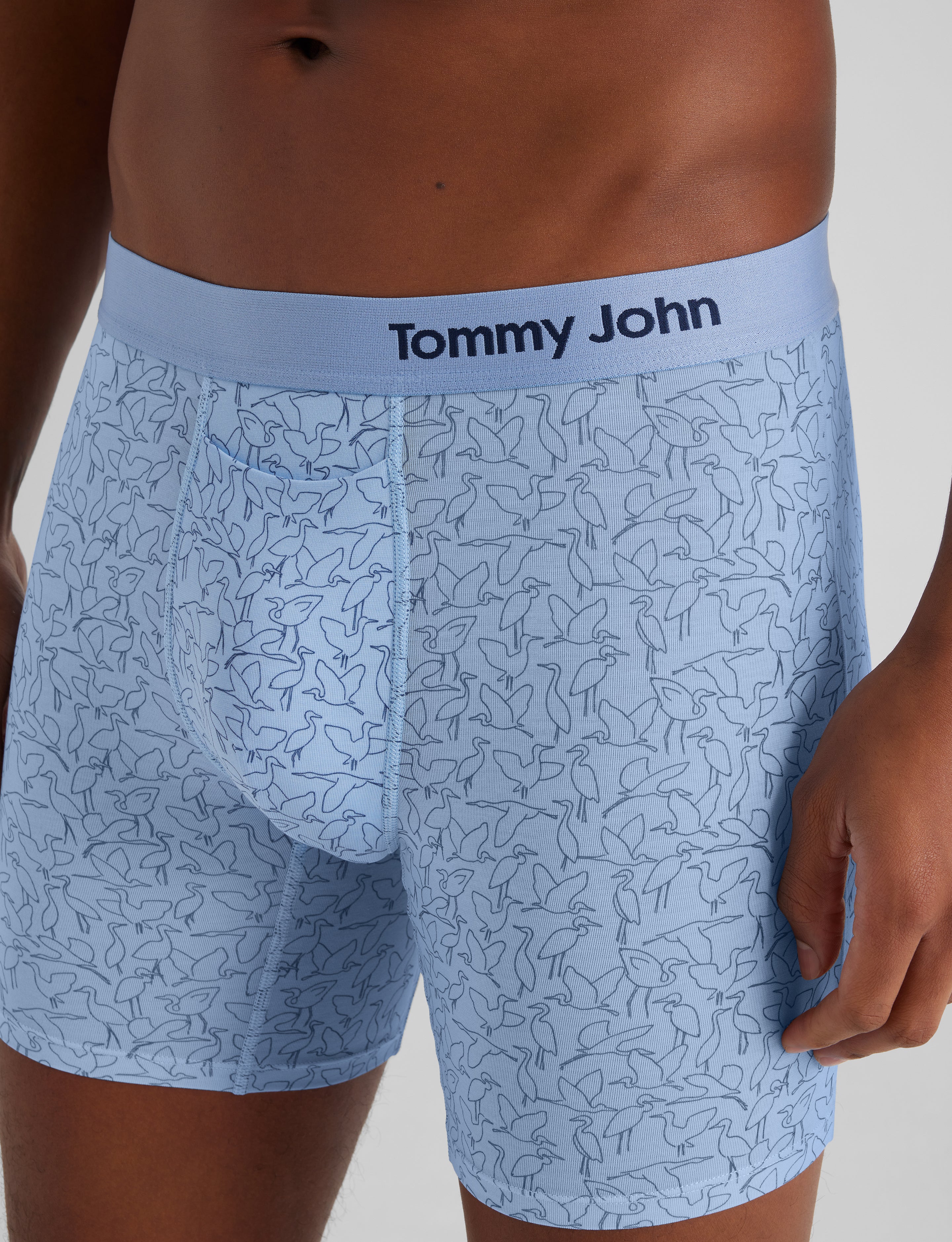 Cool Cotton Mid-Length Boxer Brief 6"