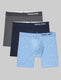 Cool Cotton Mid-Length Boxer Brief 6" (3-Pack)::Grey/Navy/Feather