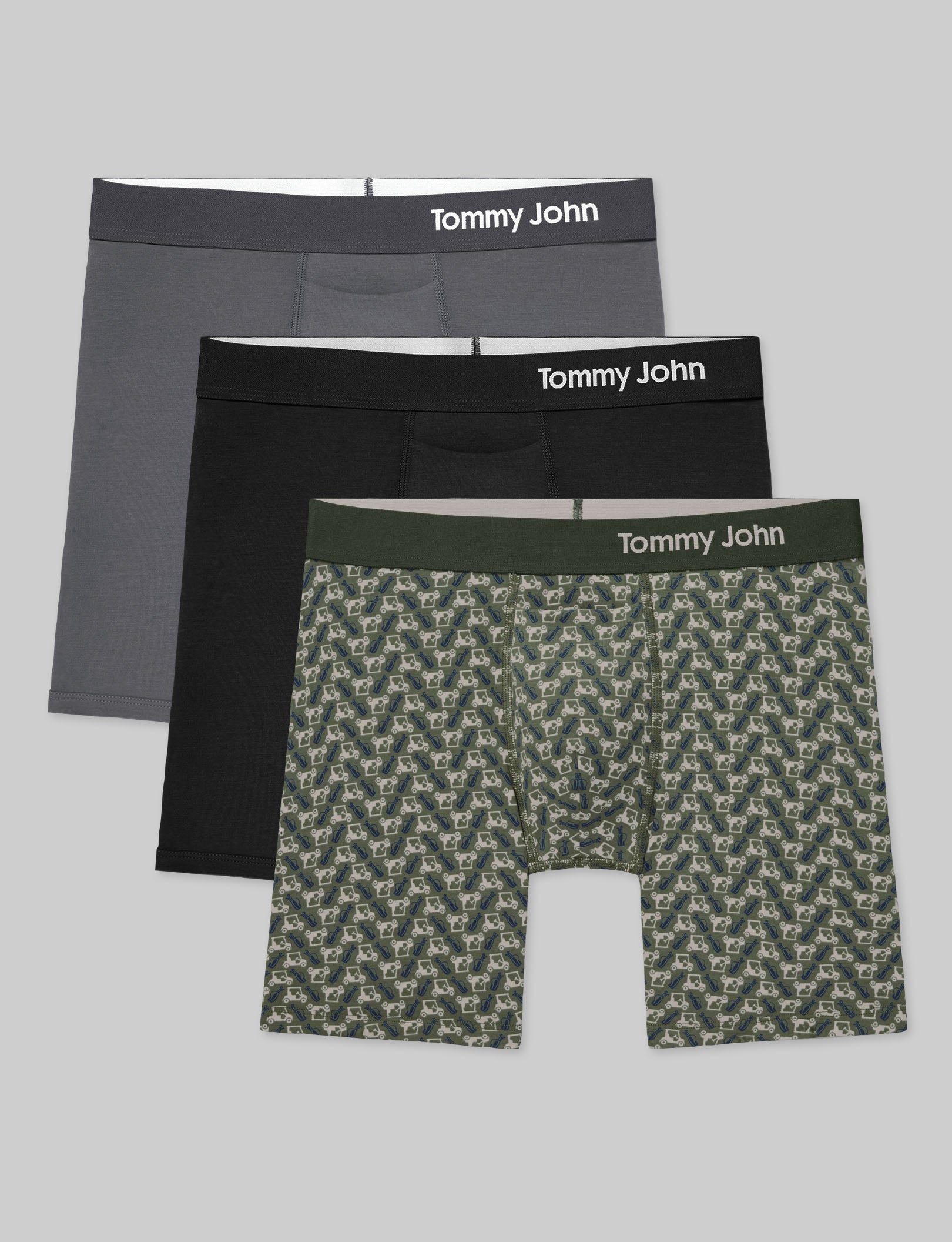 Cool Cotton Mid-Length Boxer Brief 6" (3-Pack)