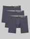 Cool Cotton Mid-Length Boxer Brief 6" (3-Pack)::Iron Grey