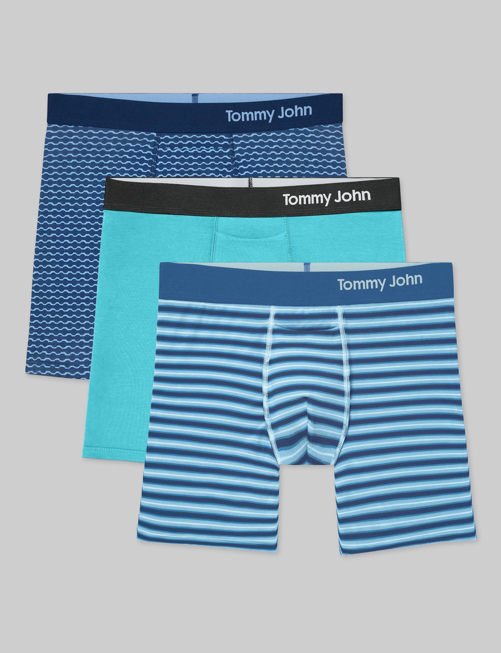 Cool Cotton Mid-Length Boxer Brief 6" (3-Pack)
