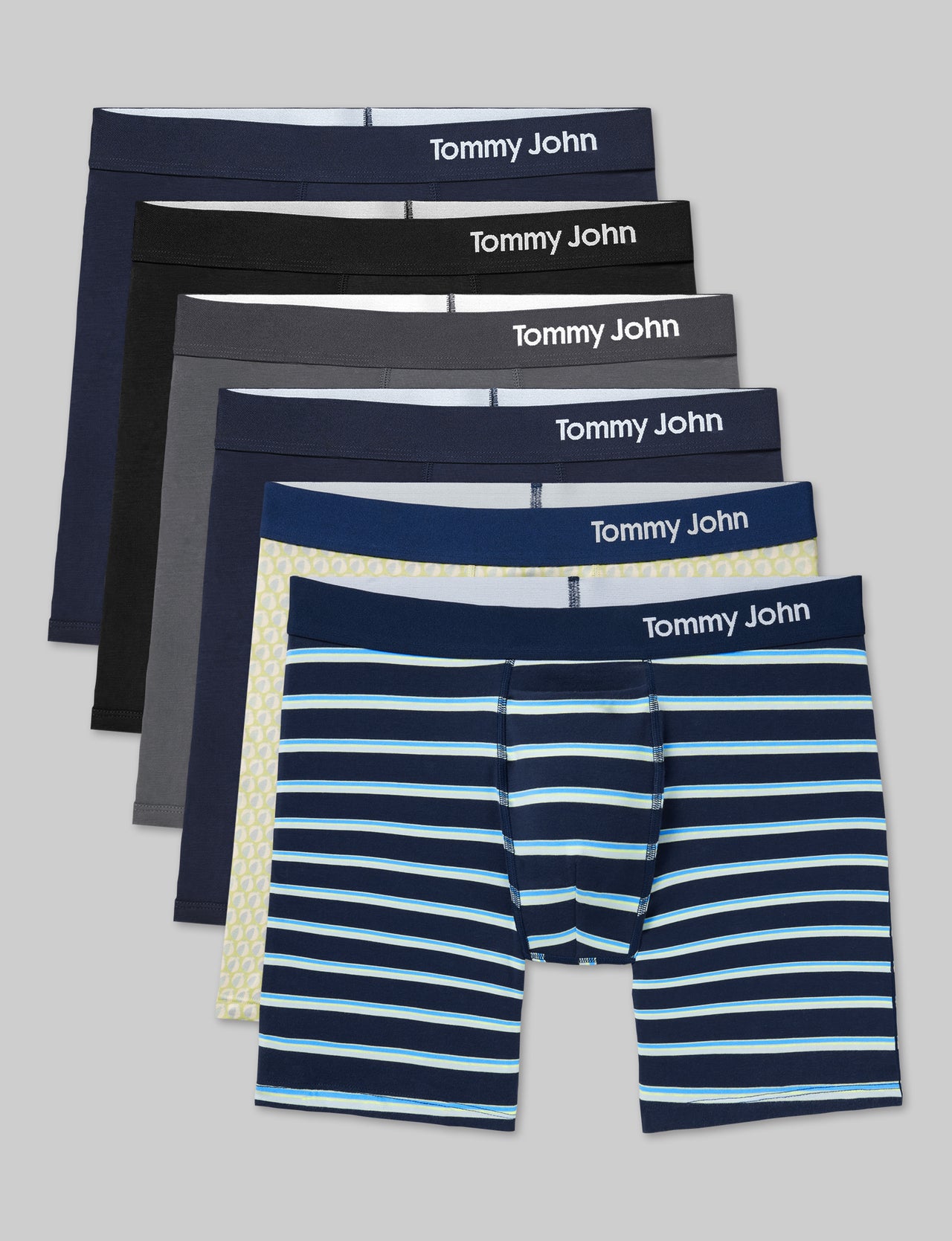 Cool Cotton Mid-Length Boxer Brief 6" (6-Pack)