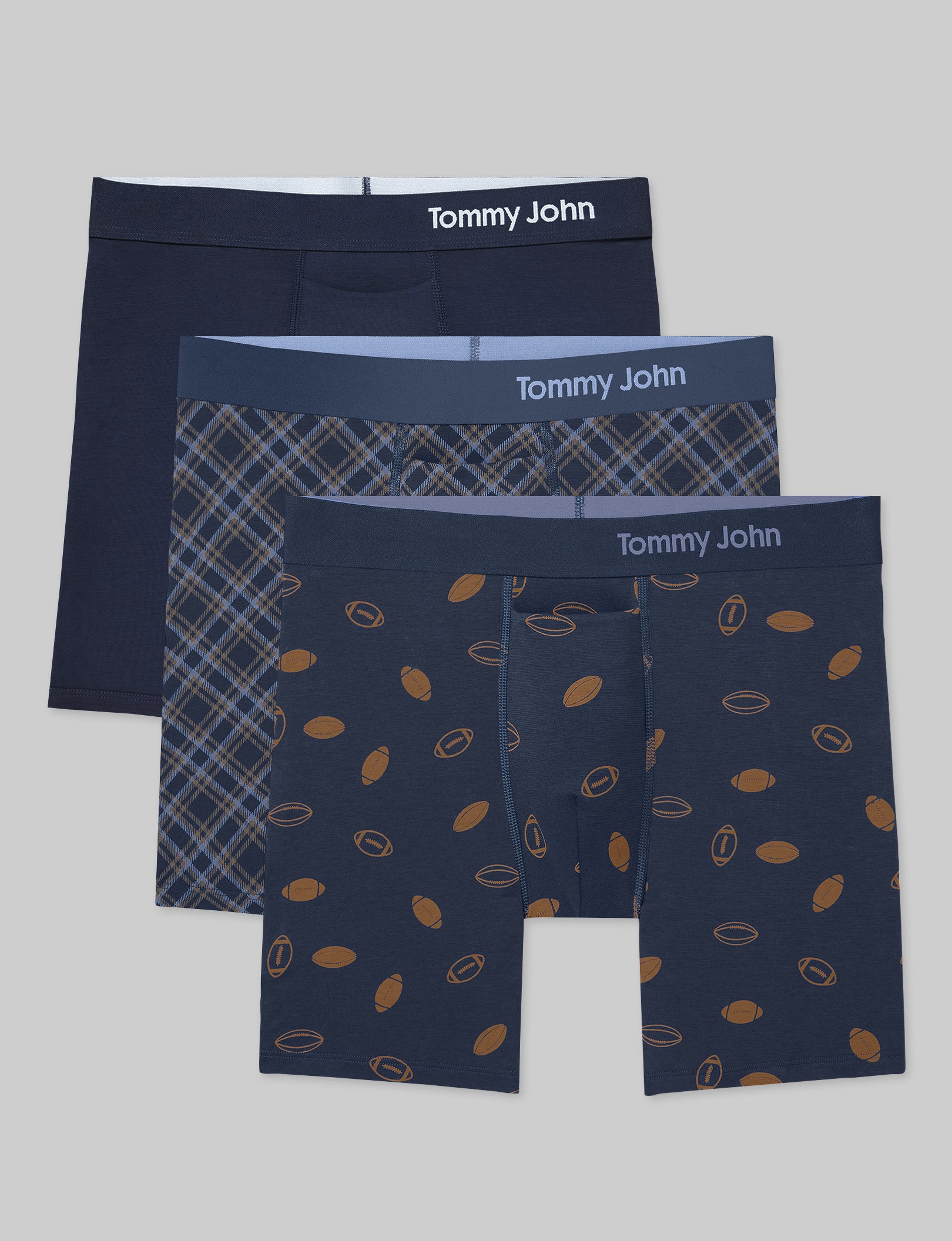 Cool Cotton Mid-Length Boxer Brief 6" (3-Pack)