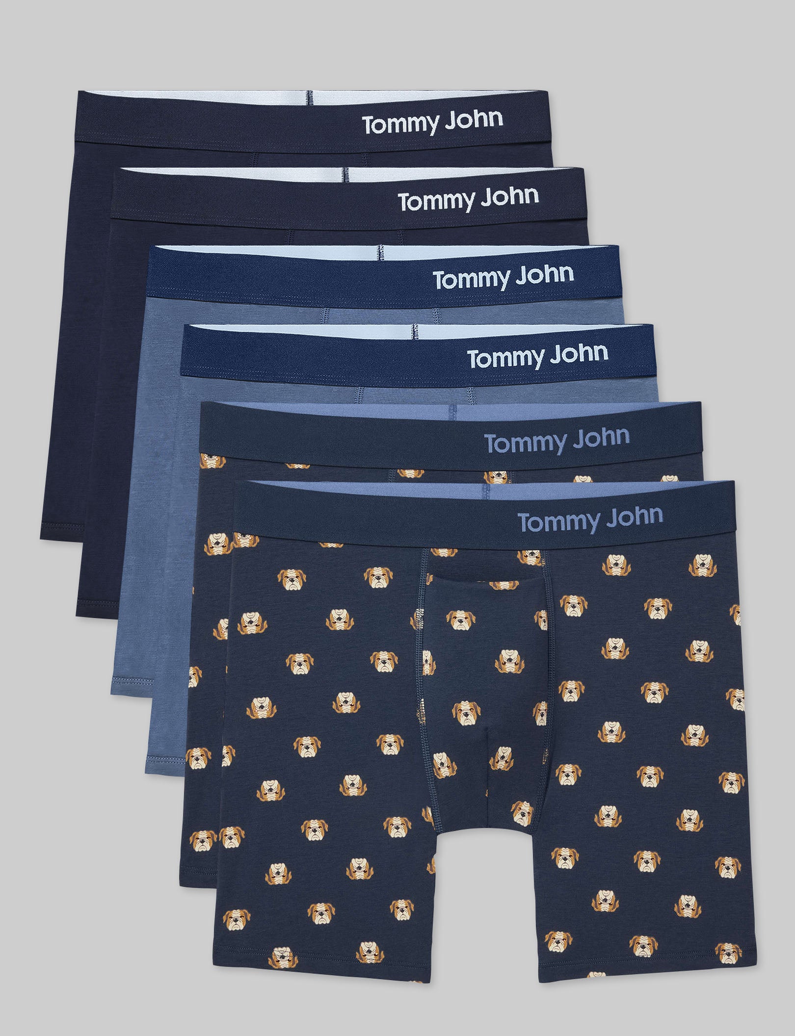 Cool Cotton Mid-Length Boxer Brief 6" (6-Pack)