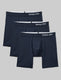 Cool Cotton Mid-Length Boxer Brief 6" (3-Pack)::Navy