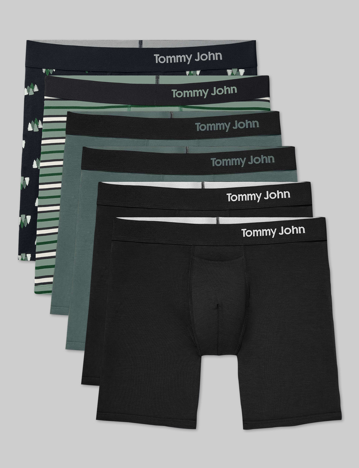 Cool Cotton Mid-Length Boxer Brief 6" (6-Pack)