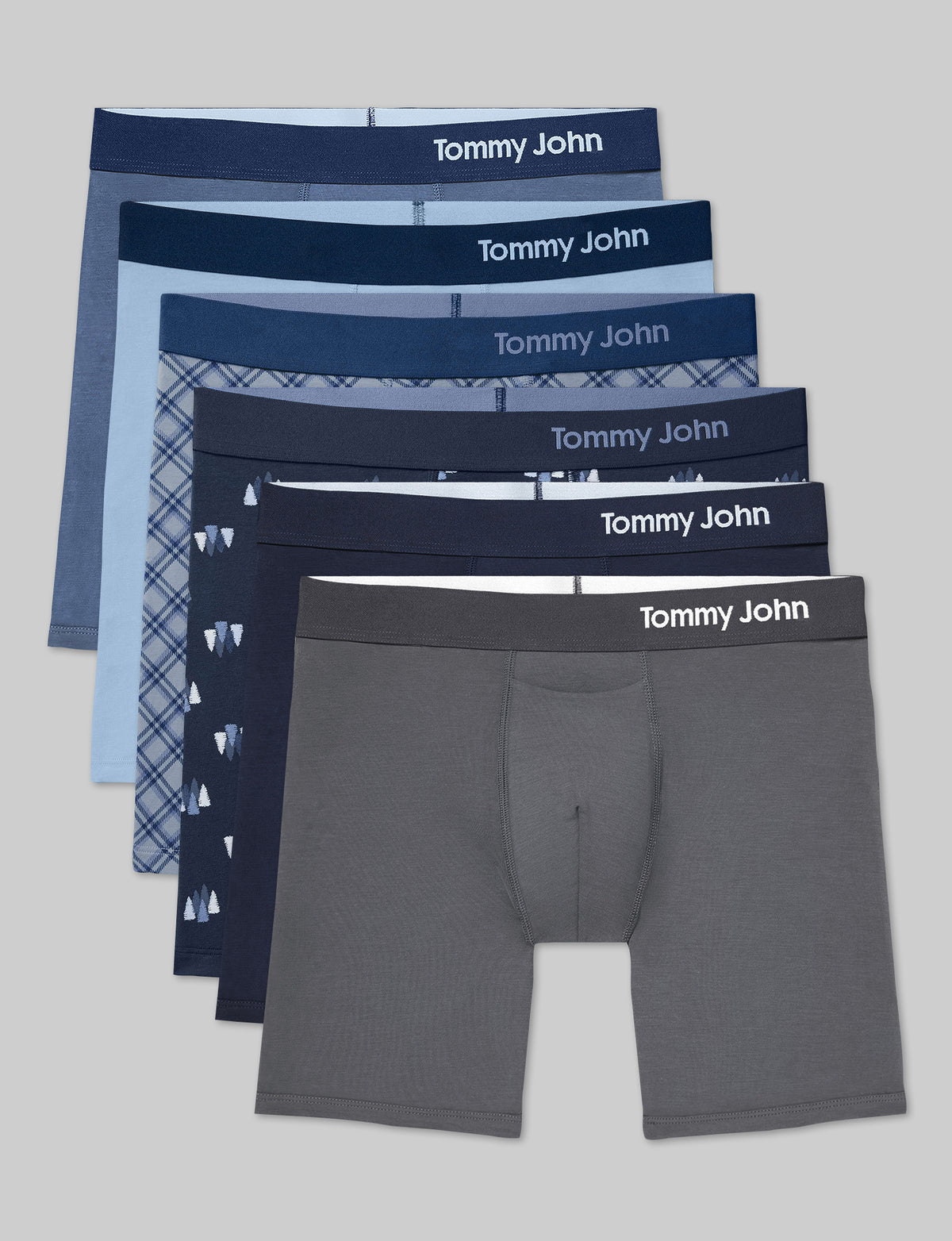 Cool Cotton Mid-Length Boxer Brief 6" (6-Pack)
