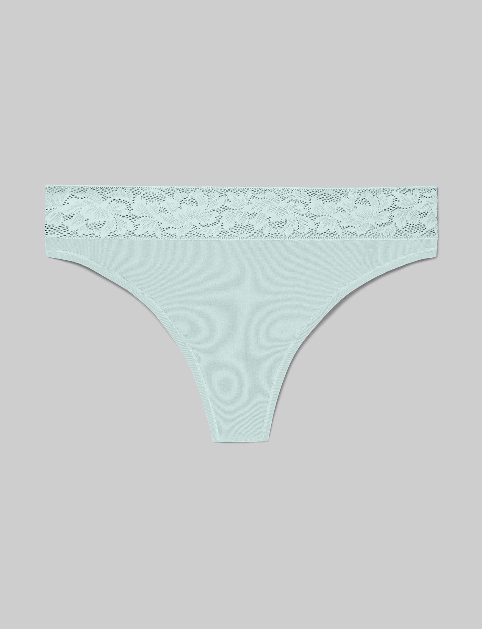 Women's Second Skin Thong, Lace Waist