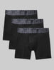 Apollo Mid-Length Boxer Brief 6" (3-Pack)::Black