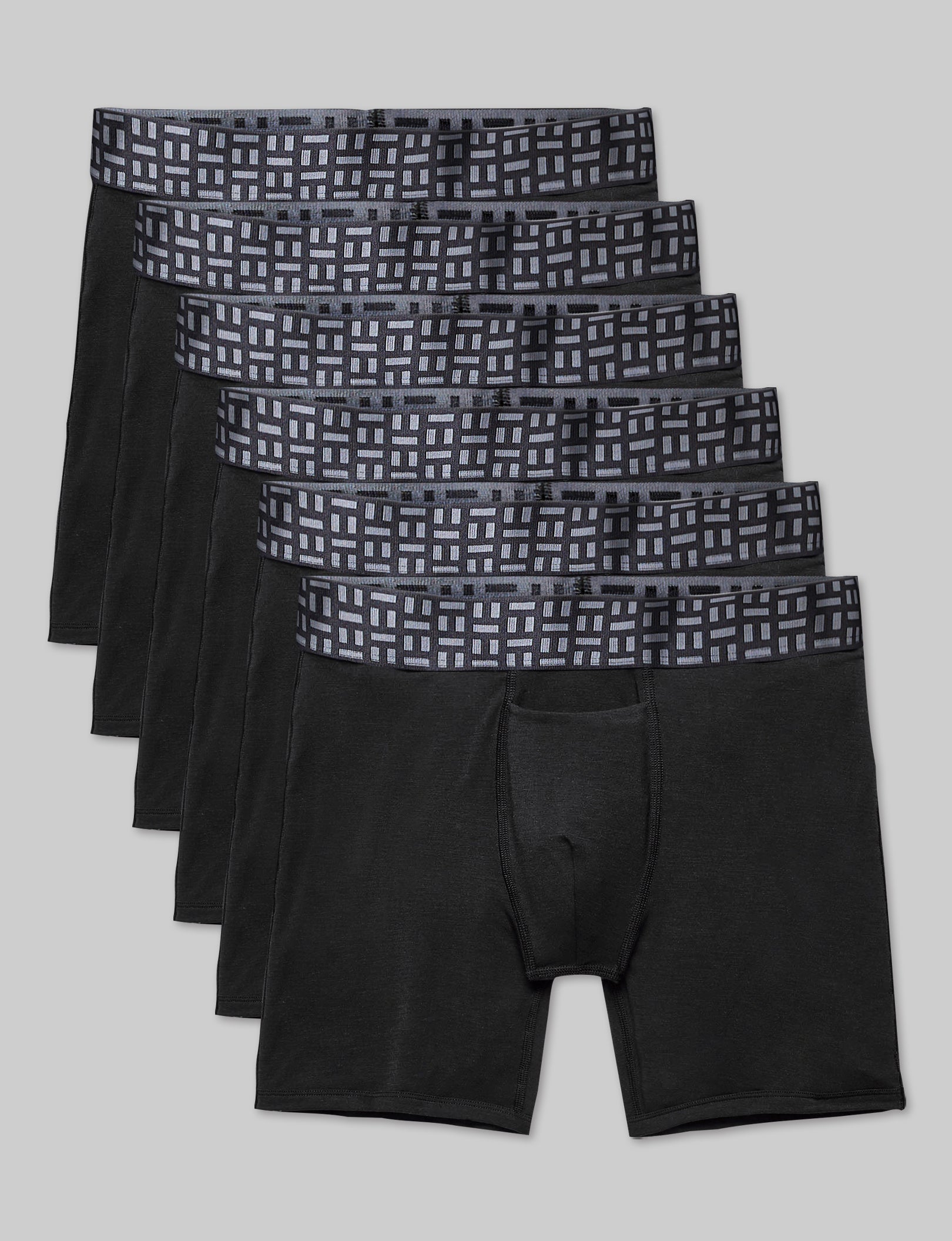 Apollo Mid-Length Boxer Brief 6" (6-Pack)
