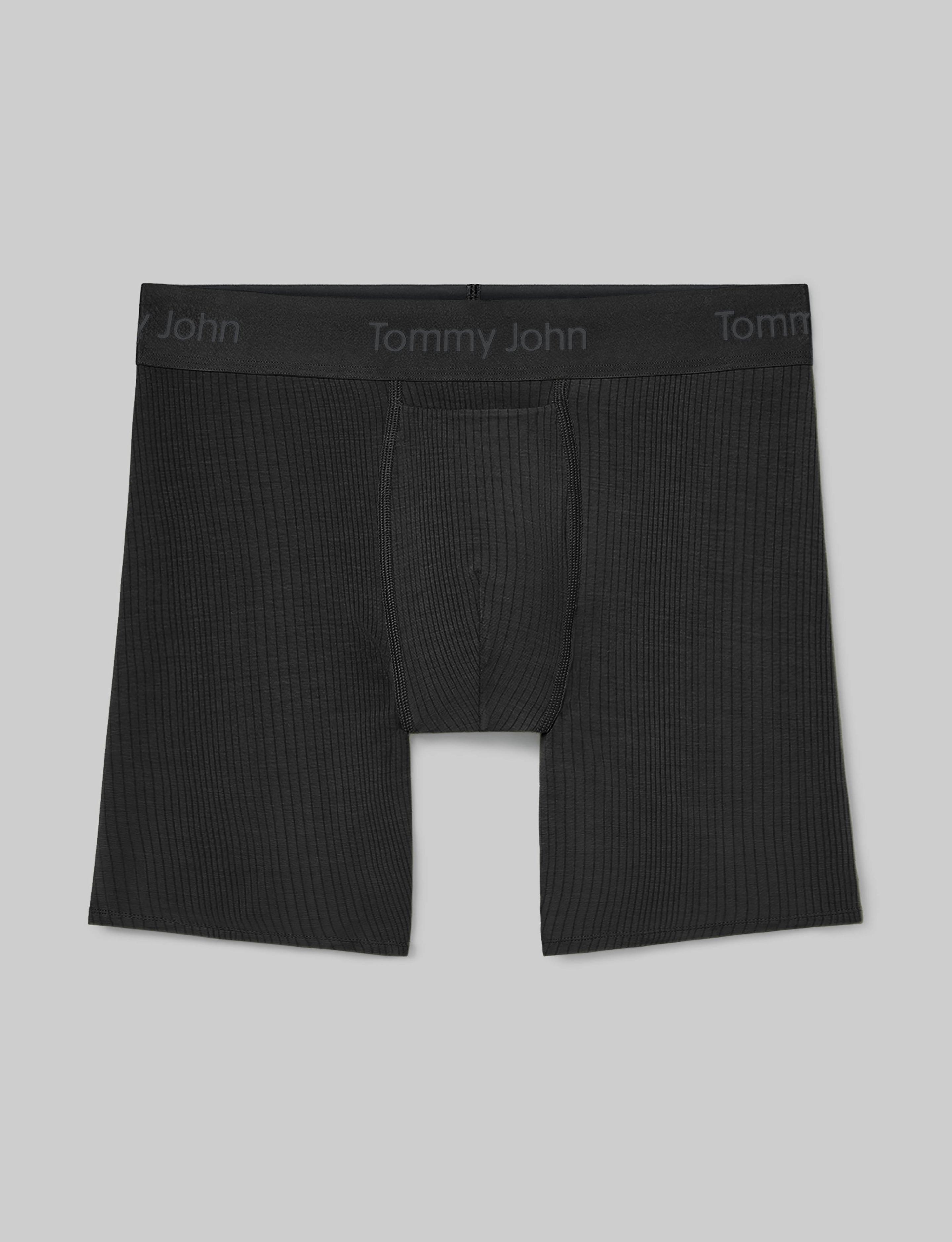 Second Skin Luxe Rib Mid-Length Boxer Brief 6"