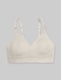 Second Skin Comfort Lace Bralette::Silver Gray Lace::Swatch