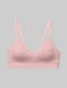 Second Skin Comfort Lace Bralette::Peachskin Lace::Swatch