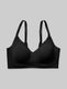 Comfort Smoothing Triangle Bralette::Black::Swatch