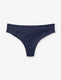 Women's Cool Cotton Thong::Navy::Swatch