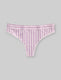 Women's Cool Cotton Thong::Orchid Light Vision Stripe::Swatch