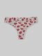 Women's Cool Cotton Thong::Heather Grey Kisses::Swatch