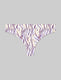 Women's Cool Cotton Thong::Purple Natural Texture::Swatch