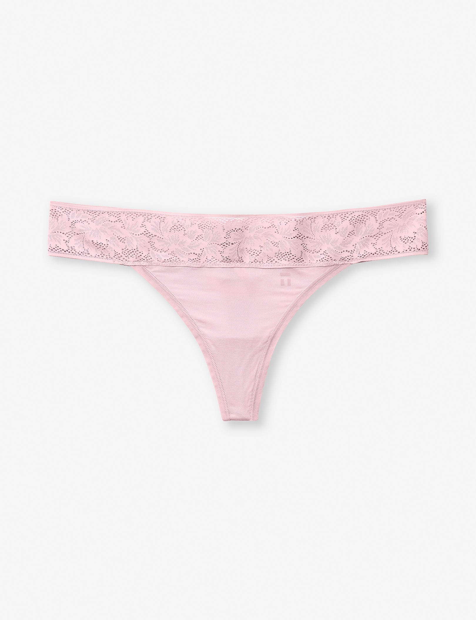 Women's Second Skin Thong, Lace Waist