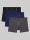 Air Trunk 4" (3-Pack)::Black/Blue/Gray