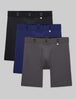 Air Boxer Brief 8" (3-Pack)::Black/Blue/Gray