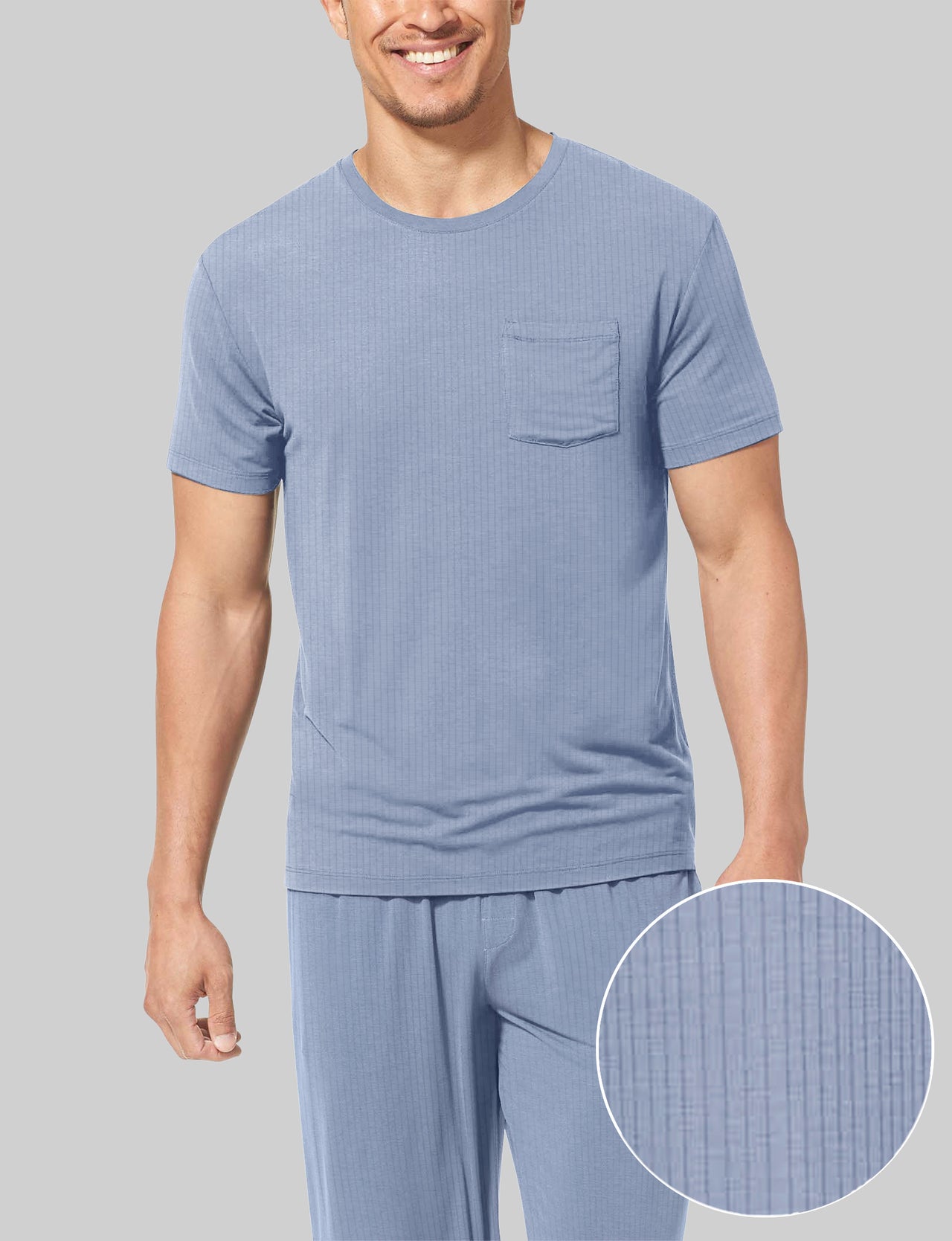 Second Skin Luxe Rib Sleep Pocket Tee