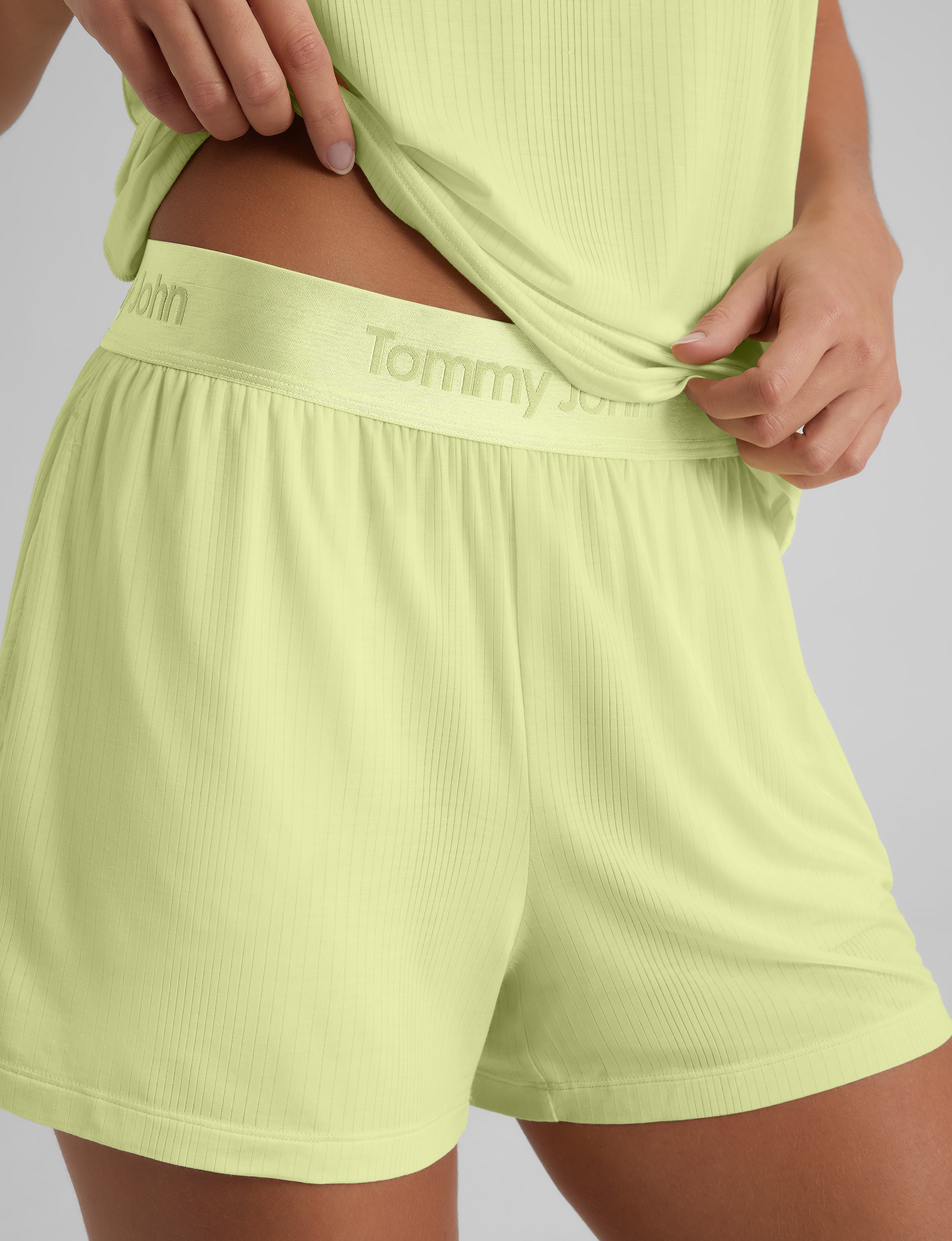 Women's Second Skin Luxe Rib Sleep Short