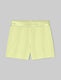 Women's Second Skin Luxe Rib Sleep Short::Luminary Yellow::Swatch