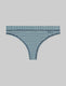 Women's Cool Cotton Thong::Dress Blues Modern Wave::Swatch
