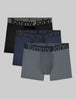 360 Sport Trunk 4" Trunk (3-Pack)::Dress Blues/Turbulence/Black