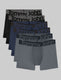 360 Sport Trunk 4" (6-Pack)::Black/Dress Blues/Turbulence