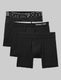 The Must-Have Mid-Length Boxer Brief 6" (3-Pack)::Black