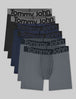 360 Sport Mid-Length Boxer Brief 6" (6-Pack)::Black/Dress Blues/Turbulence