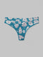 Women's Second Skin Thong::Blue Coral Spring Bloom::Swatch