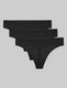 Women's Air Thong (3-Pack)::Black