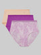 Women's Air High Rise Brief (3-Pack)::Tan/Dahlia/Feathers