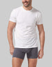 Cool Cotton Crew Neck Modern Fit Undershirt::White