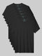 Cool Cotton Crew Neck Modern Fit Undershirt (6-Pack)::Black::Swatch