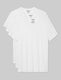 Cool Cotton Crew Neck Modern Fit Undershirt (3-Pack)::White::Swatch