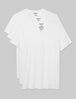 Cool Cotton High V-Neck Modern Fit Undershirt (3-Pack)::White
