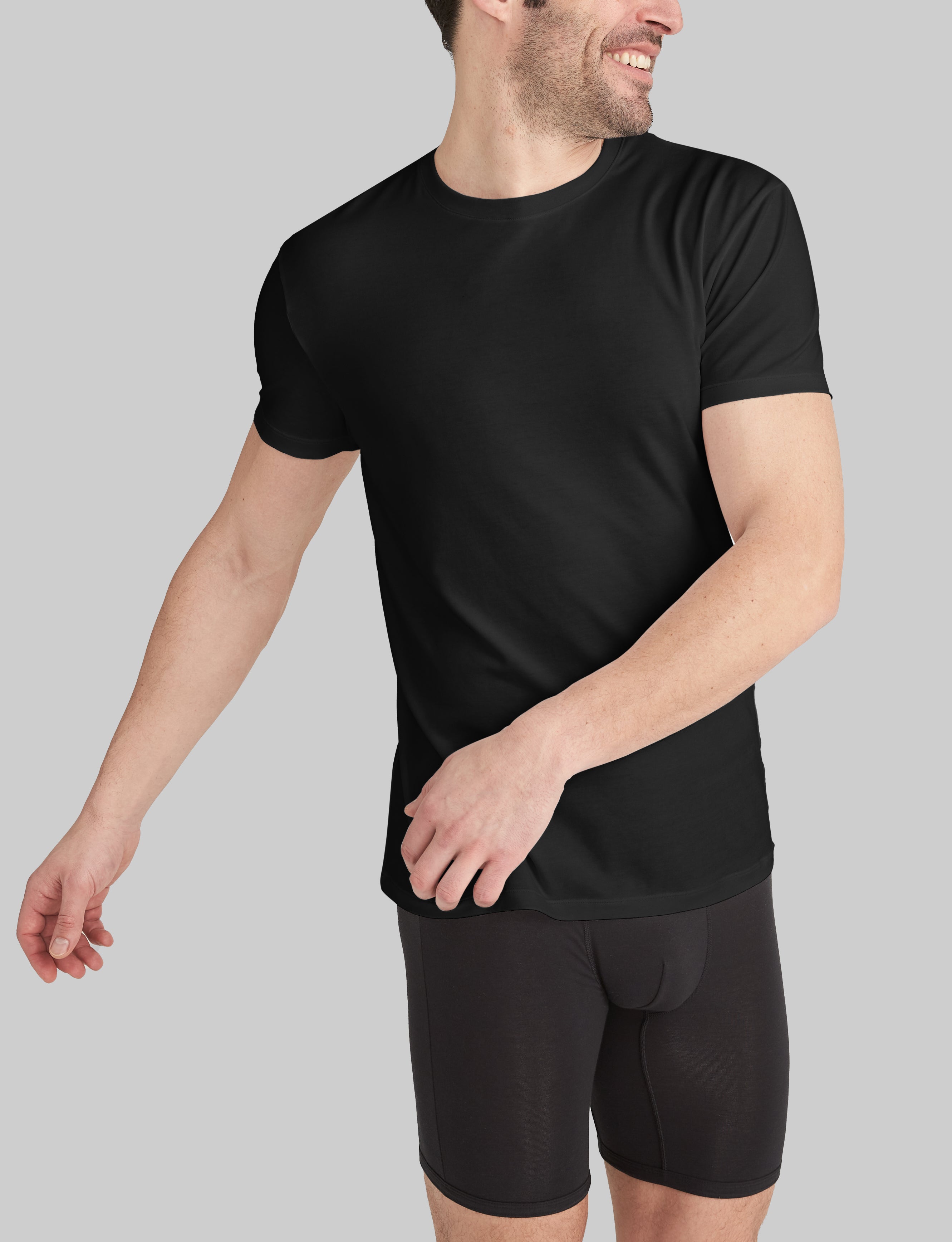 Second Skin Crew Neck Modern Fit Undershirt
