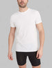 Second Skin Crew Neck Modern Fit Undershirt::White